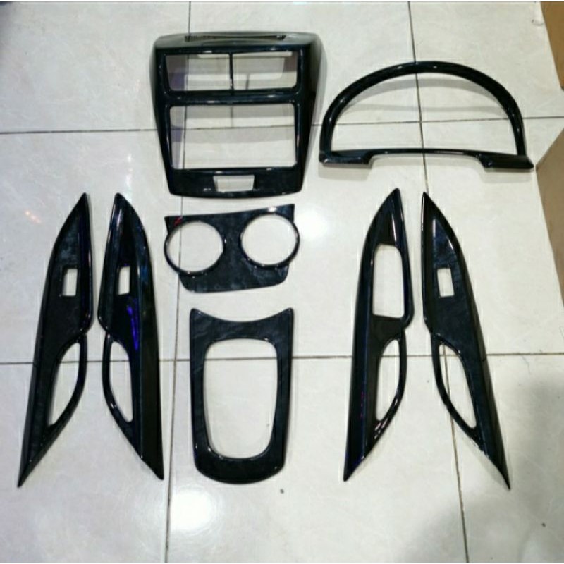 Panel Interior Avanza 2012 - 2017 Black Glossy isi 8 pcs