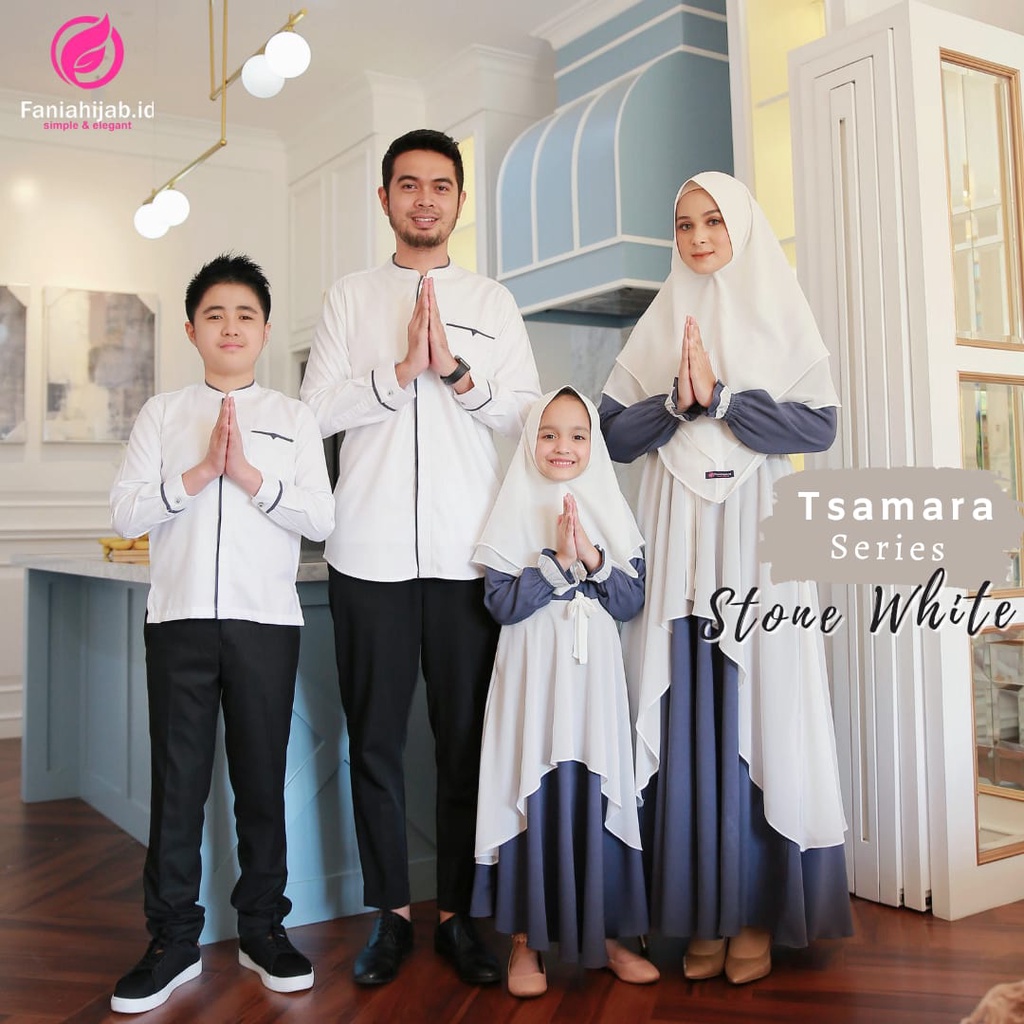 Booking sarimbit Tsamara eid series Fania Hijab/ Faniahijab.id / Sarimbit Tsamara/ gamis Tsamara