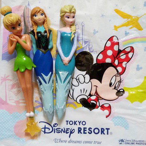 Tokyo Disneyland - Black Pen Disney Tinkerbelle, Frozen Figurine