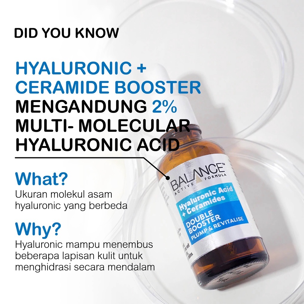 BALANCE Serum All Variant 30 ml / Active Formula (Vitamin C, Hyaluronic, Collagen) Perawatan Kulit Mencerahkan Melembabkan Mengencangkan Wajah