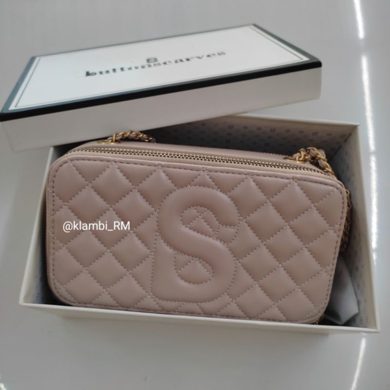 YURA BAG SAND BUTTONSCARVES PRELOVED