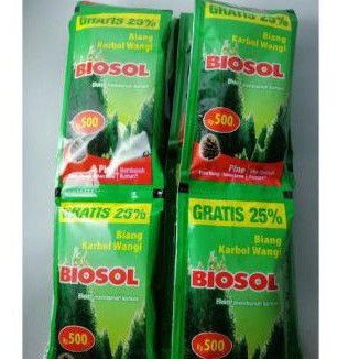 BIOSOL KARBOL KEMASAN RENCENG ISI 24 SACHET .ORIGINAL. HARGA GROSIR.