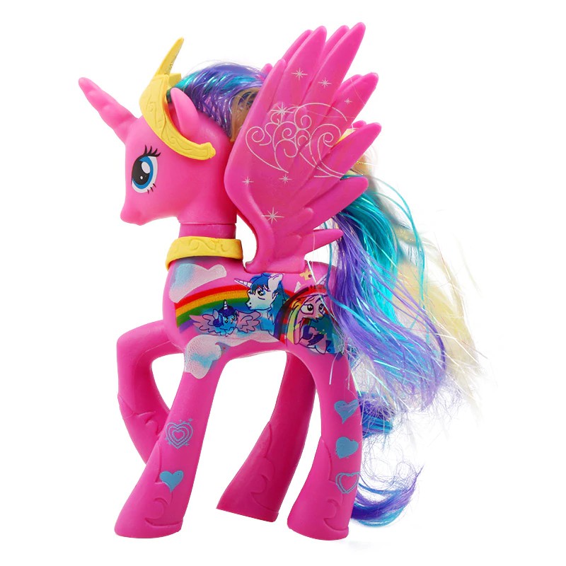 Po 14cm My Little Pony Toys Princess Celestia Luna Pinkie Pie - amy the pony roblox