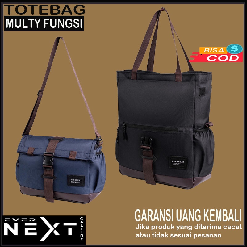 Promo tas totebag totbag pria wanita multy fungsi sling bag branded tas jinjing laptop unisex totte bag pria waterproof