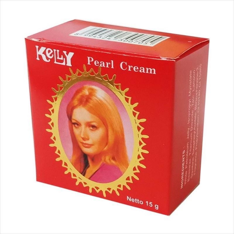 KELLY PEARL CREAM | CREAM PENCERAAH WAJAH ALAS BEDAK KELLY UKURAN 5GRAM &amp; 15 GRAM BPOM