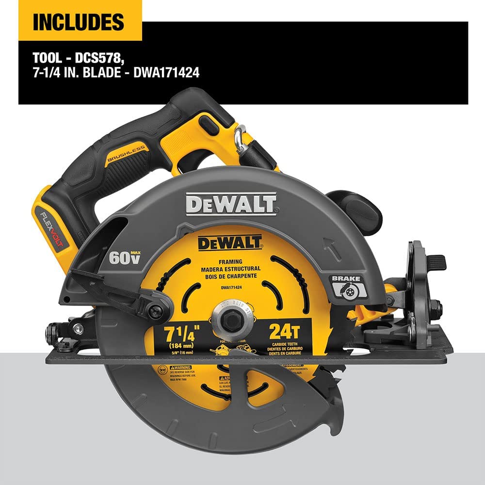 Mesin Potong Kayu Circular Saw Cordless 60V DCS578X2 DEWALT DCS 578