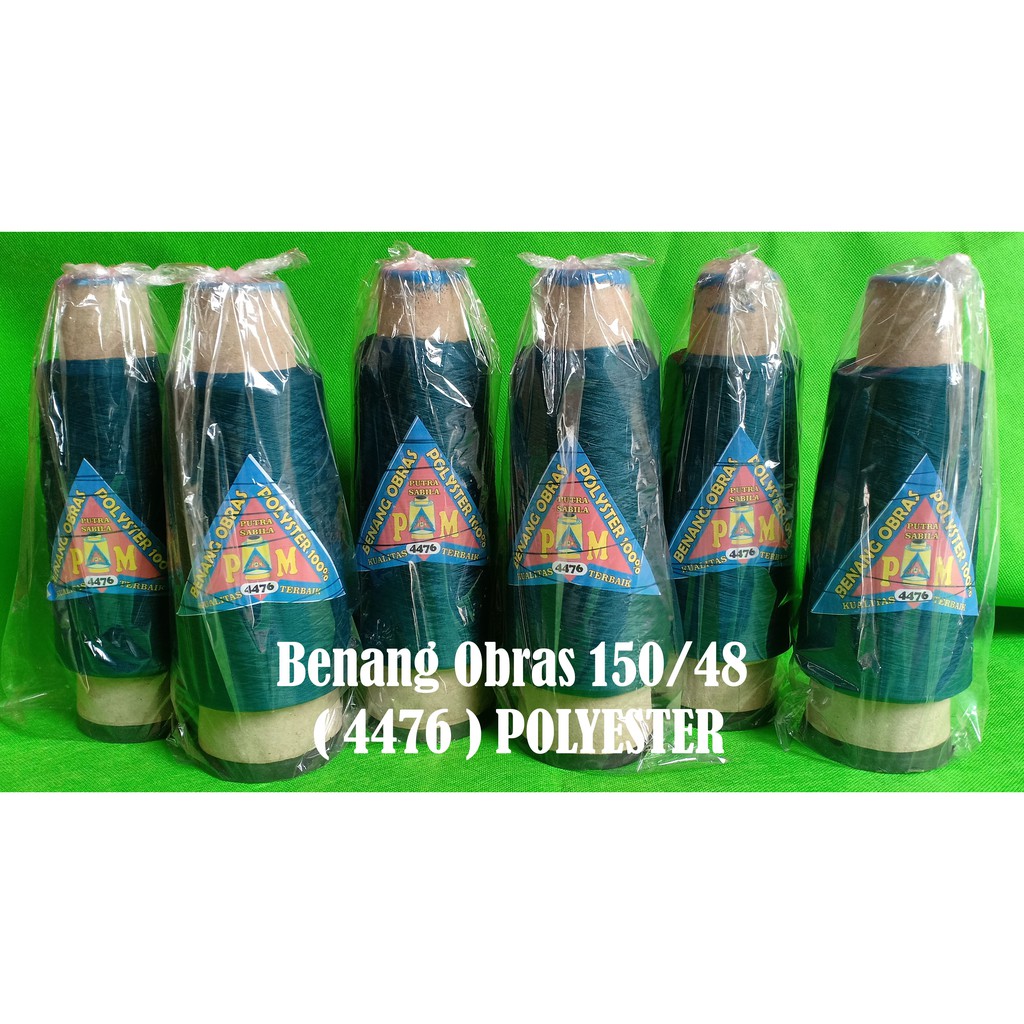 Benang Obras Warna Katalog 7 polyester 150/48