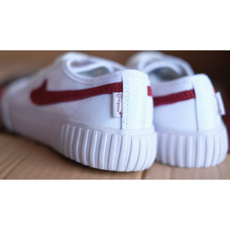 CAMPUSS SEMESTA WHITE RED LOW