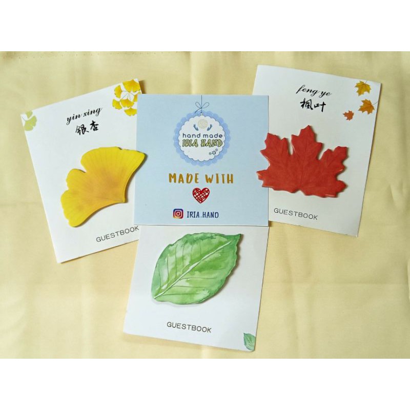 

Memo / Post it Leaf - Daun