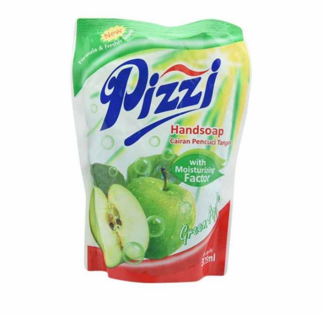 Pizzi Hand Wash 375 ml Pouch (sabun cuci tangan, Hand Soap Refill)