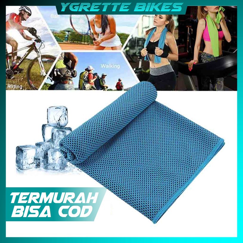 YGRETTE - Zipsoft Handuk Dingin Sport Cooling Towel OLAHRAGA LARI SEPEDA RUNNING CYCLING