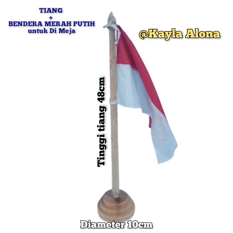 TIANG+BENDERA MERAH PUTIH