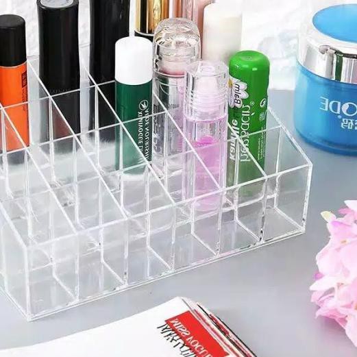 

✬ Kotak Tempat Lipstik ACRYLIC 24 Grid ♦