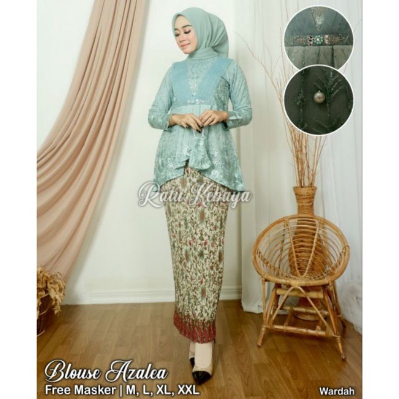 Set kebaya blose ratu//kebaya muslim//kebaya modern//kebaya pesta//kebaya brukat