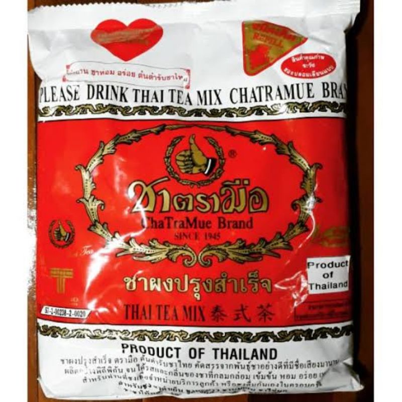 

THAI TEA CHATRAMUE ORIGINAL 400GR BPOM HALAL MUI TEH THAILAND