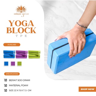 TPE Block / Balok Yoga TPE Ungu / Yoga Block Murah / Balok Yoga Rubber / TPE Block Yoga / Jual Balok Yoga / Jual Yoga Block Murah / Brick Yoga / Block Yoga Murah