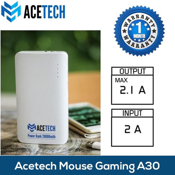 BOOM SALE POWERBANK - POWERBANK 20000MAH - POWER BANK 20000MAH - ACETECH - HITAM .....