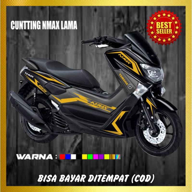 CUTTING STICKER NMAX OLD STIKER CUTTING NMAX LAMA STRIPING VARIASI NMAX OLD