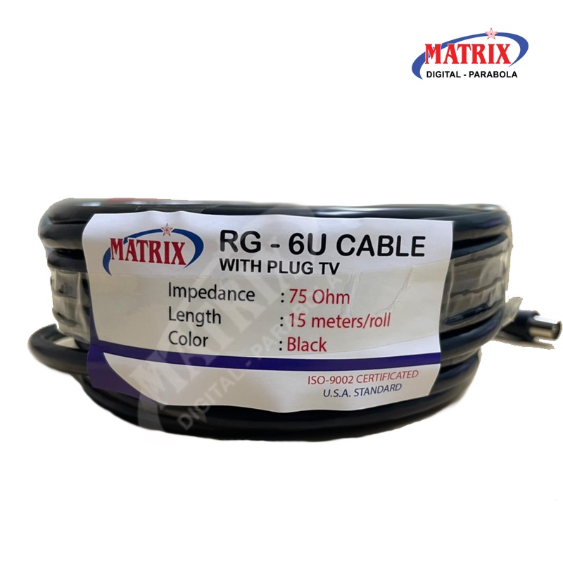 MATRIX - Kabel Coaxial RG-6 Plug TV