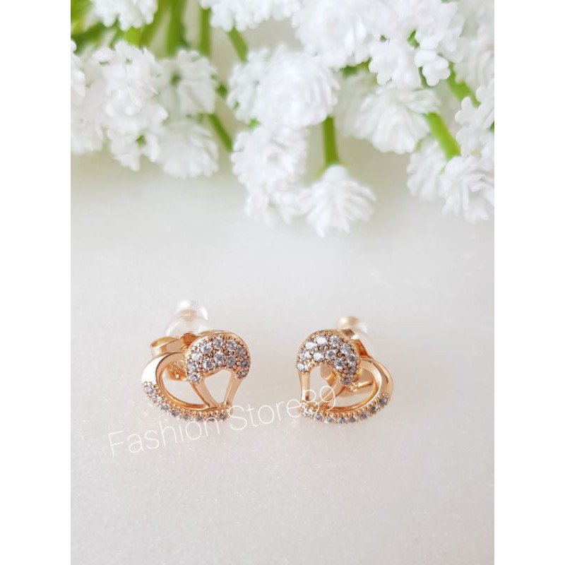 Anting Love Xuping Fashion anting tusuk xuping lapis emas love impor