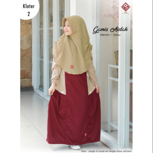 ANV - gamis Aidah Series / Gamis Aidah Junior / gamis remaja