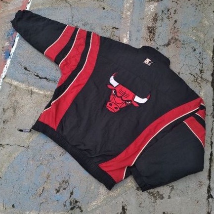 Jacket Starter Chicago Bulls Big Logo Vintage Second