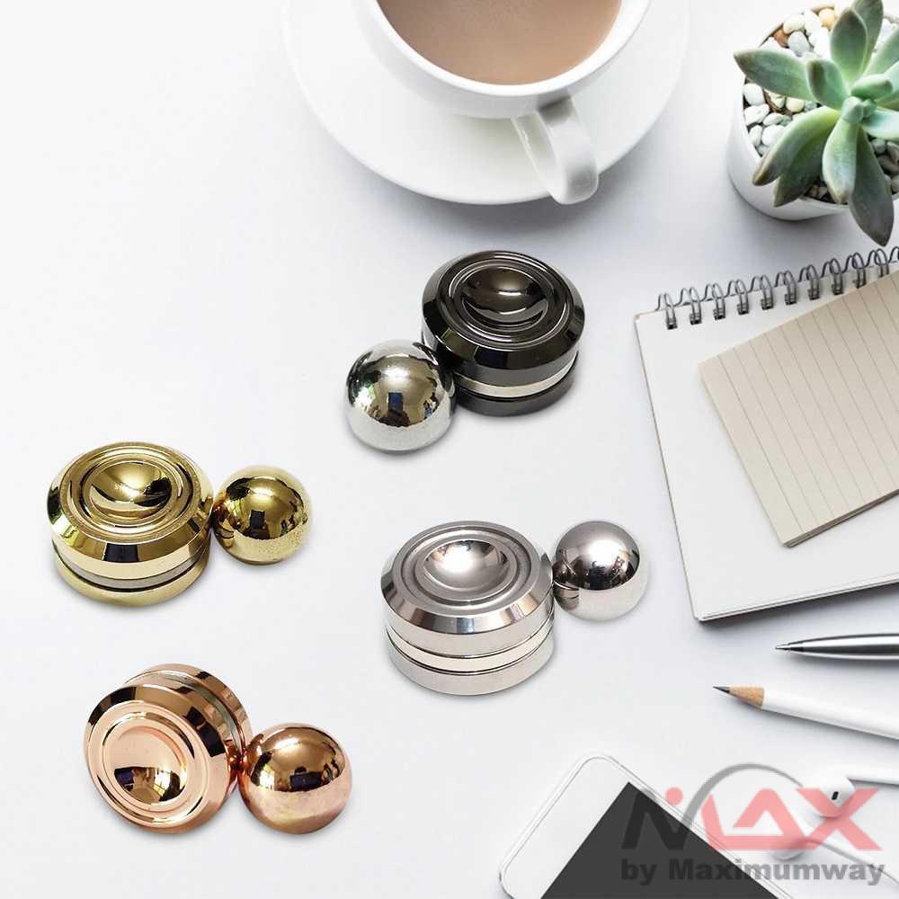 Anti Stres Efektif Instant Anti Galau HeroBaby Fidget Terapi Stress Relief Magnetic Orbiter Metal mainan koleksi Spinner- Z702 New Adult Stress Reliever Magnetic Metal Spinner Ball Anti-stress Fidget Spinner Toys Hand Spinner Stress Relief Toy Satellite