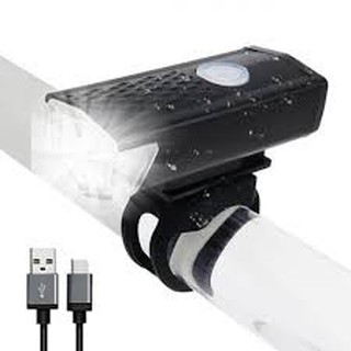 Lampu  Depan Sepeda  LED USB Rechargeable Anti Air DEPAN 