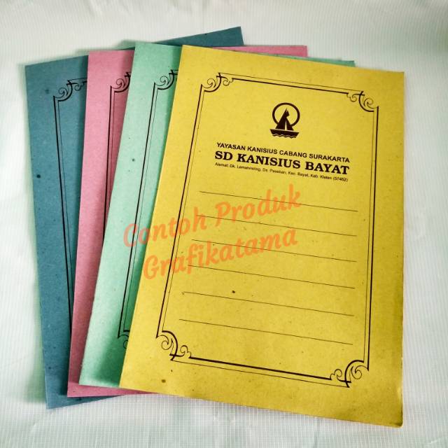 

Stofmap Custom dicetak Dengan Kop Intansi, sekolah & lembaga / stofmap desain