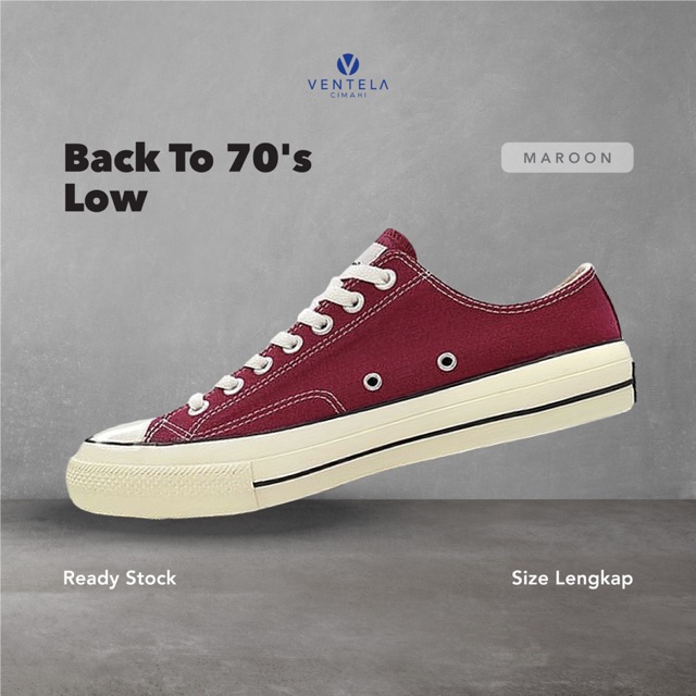 Ventela BTS Low Maroon