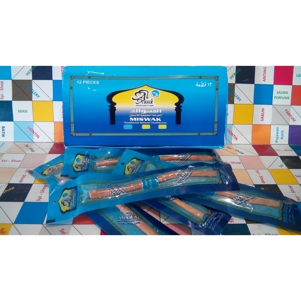 Kayu Siwak / MISWAK by AL KHAIR Isi / 12 Pcs