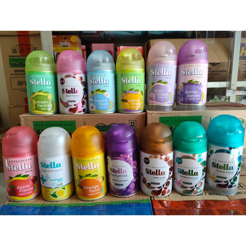 STELLA Matic Refill 225ml Promo | Air Freshener | Pengharum Ruangan Otomatis