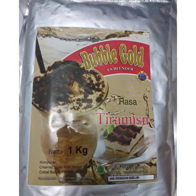 

Bubuk minuman bubble gold tiramisu 1 kg
