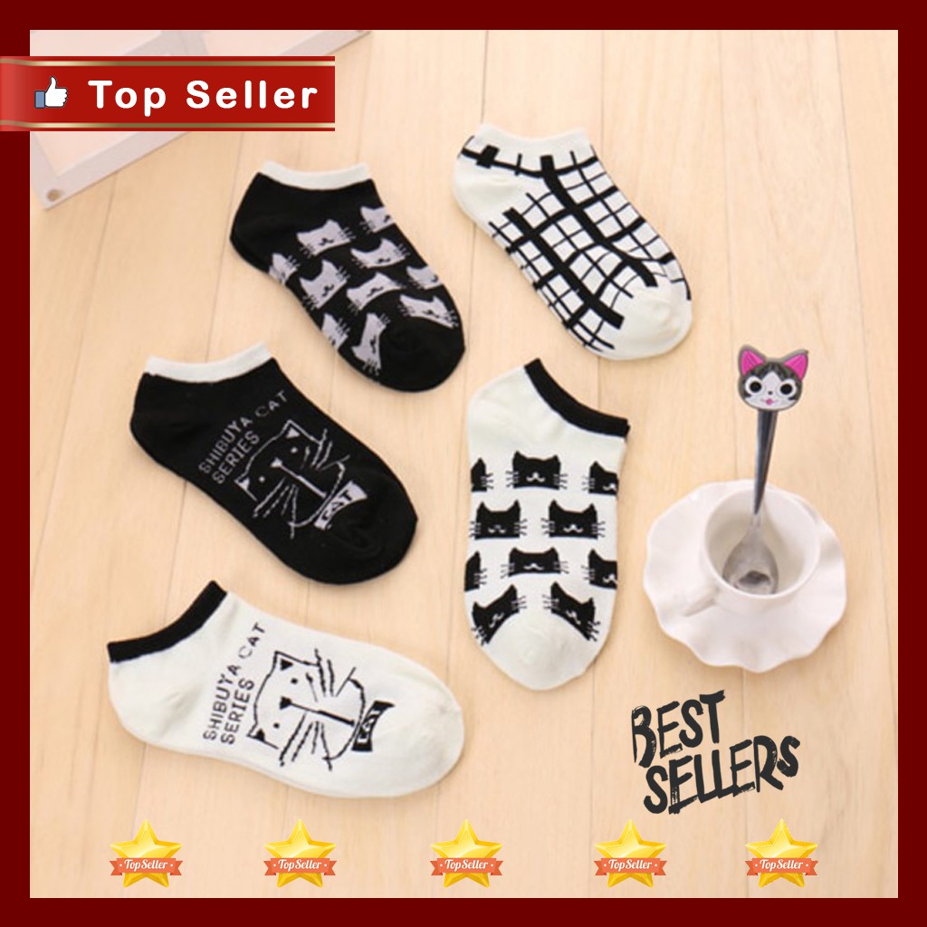 d1976 Kaos Kaki Wanita Bergaris D2 S110