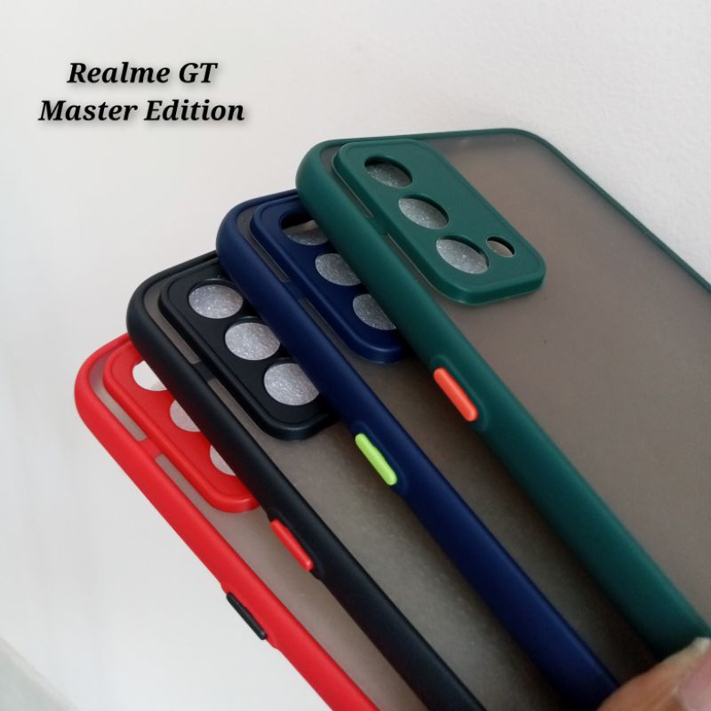 Case Realme GT Master Edition Akrilik Dove Matte + 360 Ring Camera Protection Super Hits
