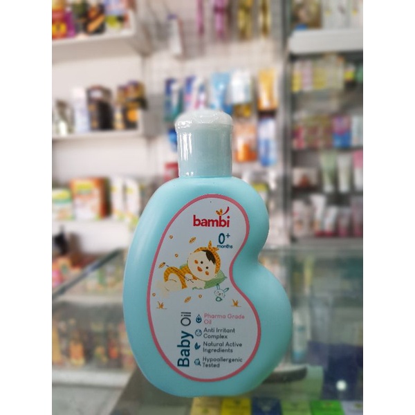 Bambi Baby Oil 100 ml / Baby Oil Bayi / Baby Oil Bambi