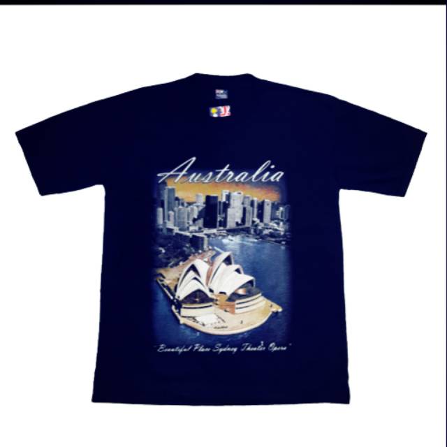 Tshirt australia souvenir australia sydney opera house souvenir kangaro maps Australia 5 motif