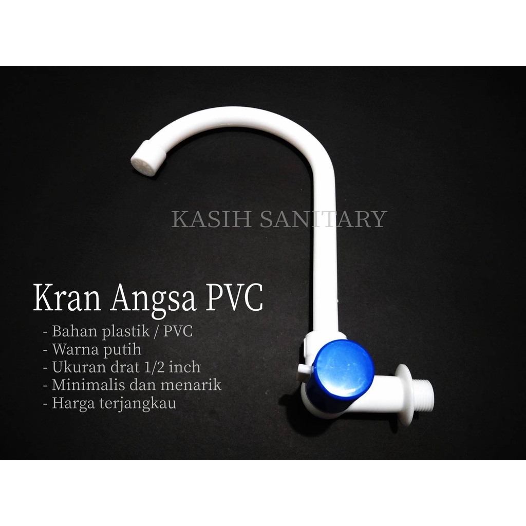kran angsa wastafel PVC murah kran air angsa cuci piring kran angsa plastik