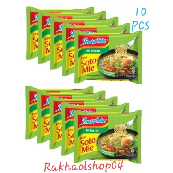 

Indomie rasa soto 10 pcs x 70gr