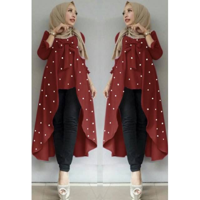 Egogo_shop Tunik Viane Mutiara Syantik