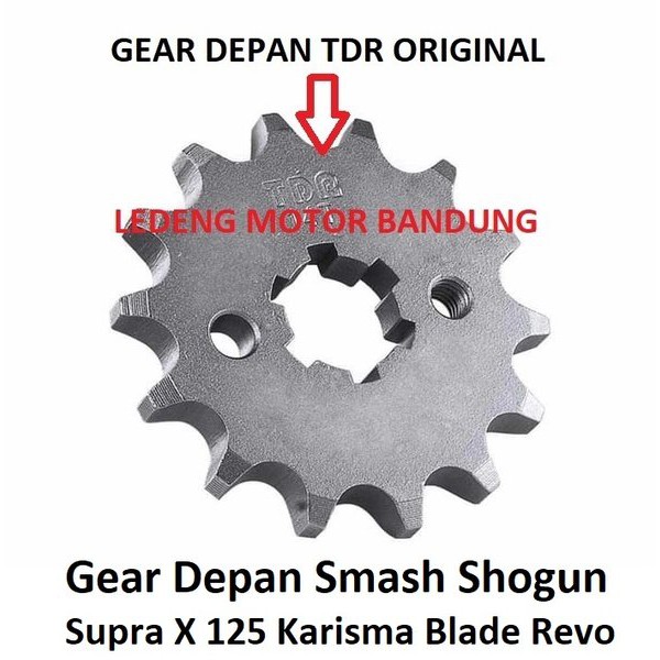 TDR Gear Depan Smash Shogun Supra X 125 Karisma Blade Revo Gir Front