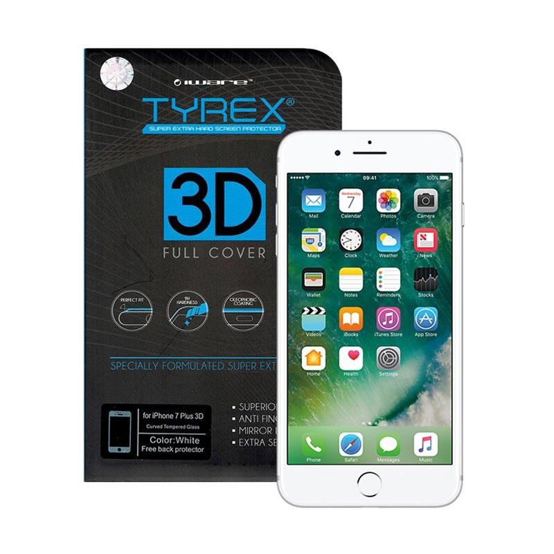 Tyrex 3D Full Cover Tempered glass iPhone 7 / iphone 8 - White