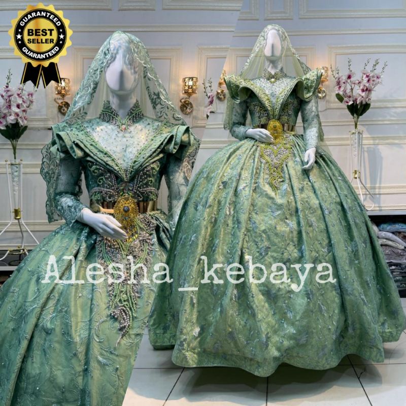 Gaun pengantin mutiara/Gaun pengantin murah/Wedding dress