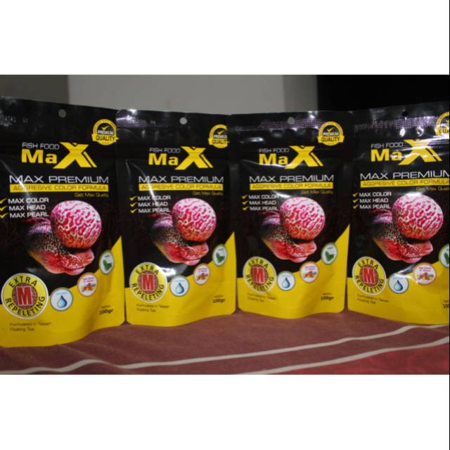 

Pakan ikan Louhan Pellet Max Premium