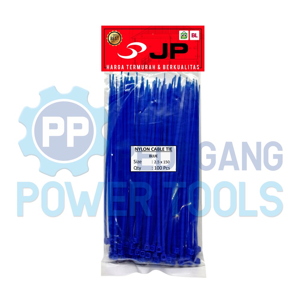 KABEL TIES 2.5 x 150 MM BIRU - PENGIKAT KABEL TIS - CABLE TIE 100 PCS