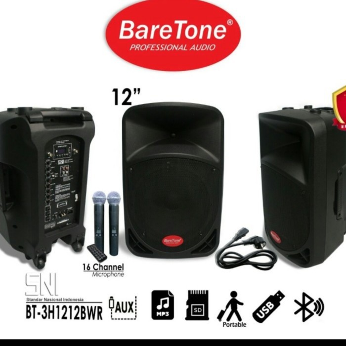 Speaker Baretone BT-3H1212BWR bonus cek didekrispi