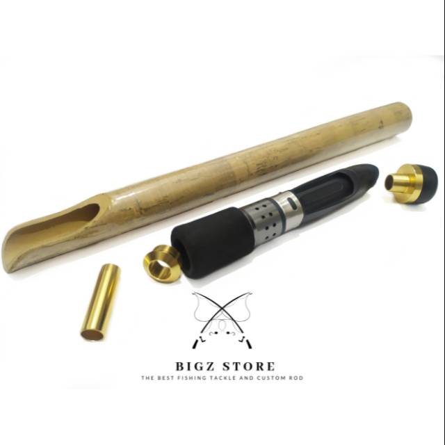 REEL SEAT EVA + BUSA EVA CORAK CORK KAYU UNTUK CUSTOM JORAN PEGANGAN HANDLE VSS