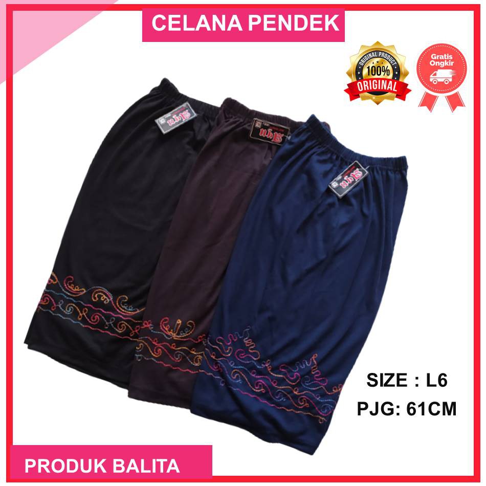 Celana Kulot Wanita Pendek 3/4 Jumbo Murah