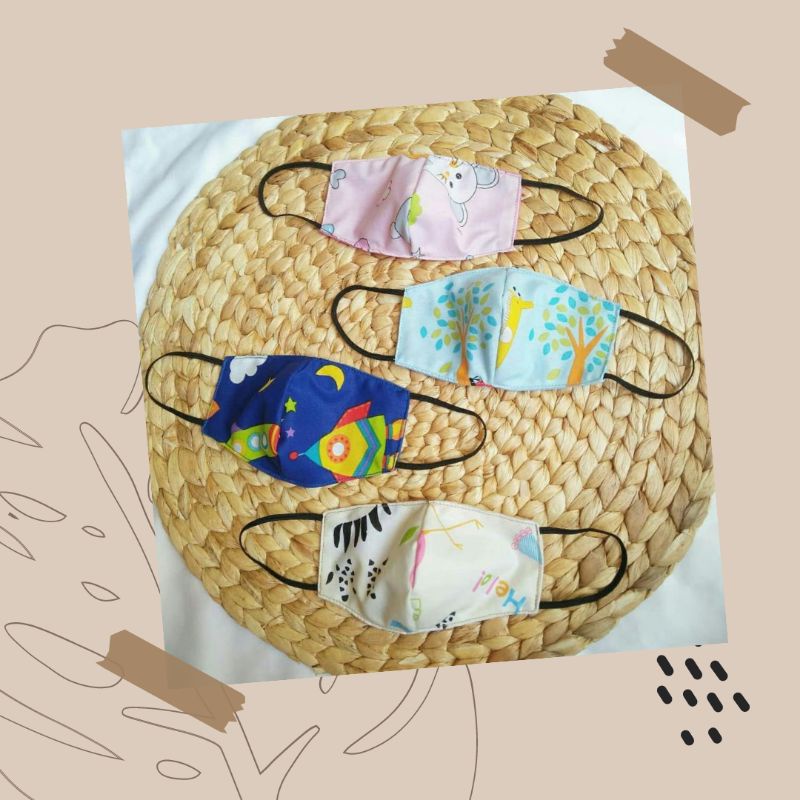 MASKER BABY / BABY MASK / MASKER BAYI 2 LAPIS