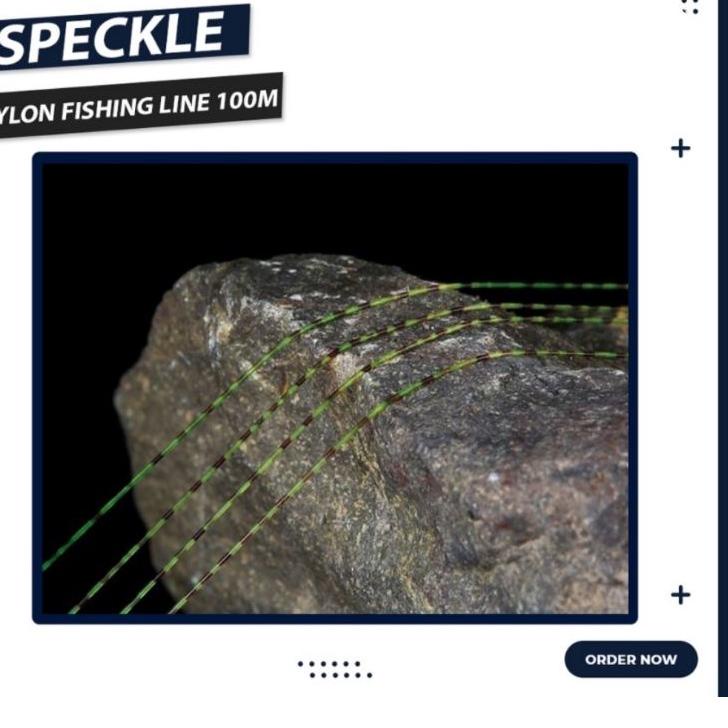 Modern.. Senar Pancing Speckle 100M Lembut Kuat Tidak keriting